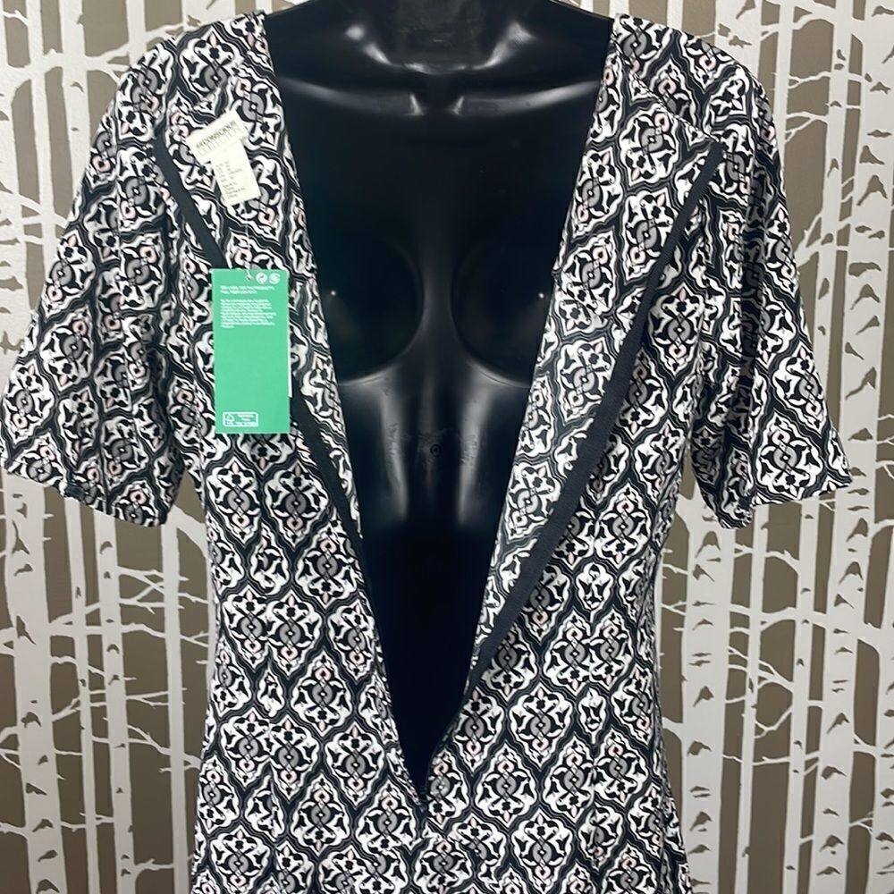 NEW Graphic Printed Fit & Flare Dress sz 10 - Picture 6 of 16